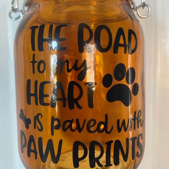 Dog paw hanging vase - Picture 3 of 3